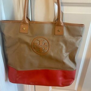 well loved authentic tory Burch bag.